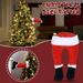 Teissuly Christmas Decorations Black X Friday 15.3In Plush Legs for Christmas Decorations Stuffed Legs For Christmas Tree Gift