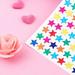 Stickers Star Reward Sparkle Colored Glitter Shiny Stars Metallic Adhesive Kids Kindergarten Foil Shape Label Labels