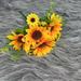 Natural Sunflowers decorations home Decoration Artificial Plant Flower Fake Sunflower Heads Artificial Sunflower Bouquet Silk Sunflower Wedding Flower Home Decoration Wedding Decor