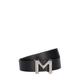 Logo Buckle Leather Belt