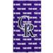 Chad & Jake Colorado Rockies 30" x 60" Personalized Repeat Vertical Towel