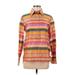 ETRO Long Sleeve Blouse: Pink Stripes Tops - Women's Size 42