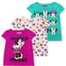 Toddler Minnie Mouse Green/Gray/Pink Graphic 3-Pack T-Shirt Set