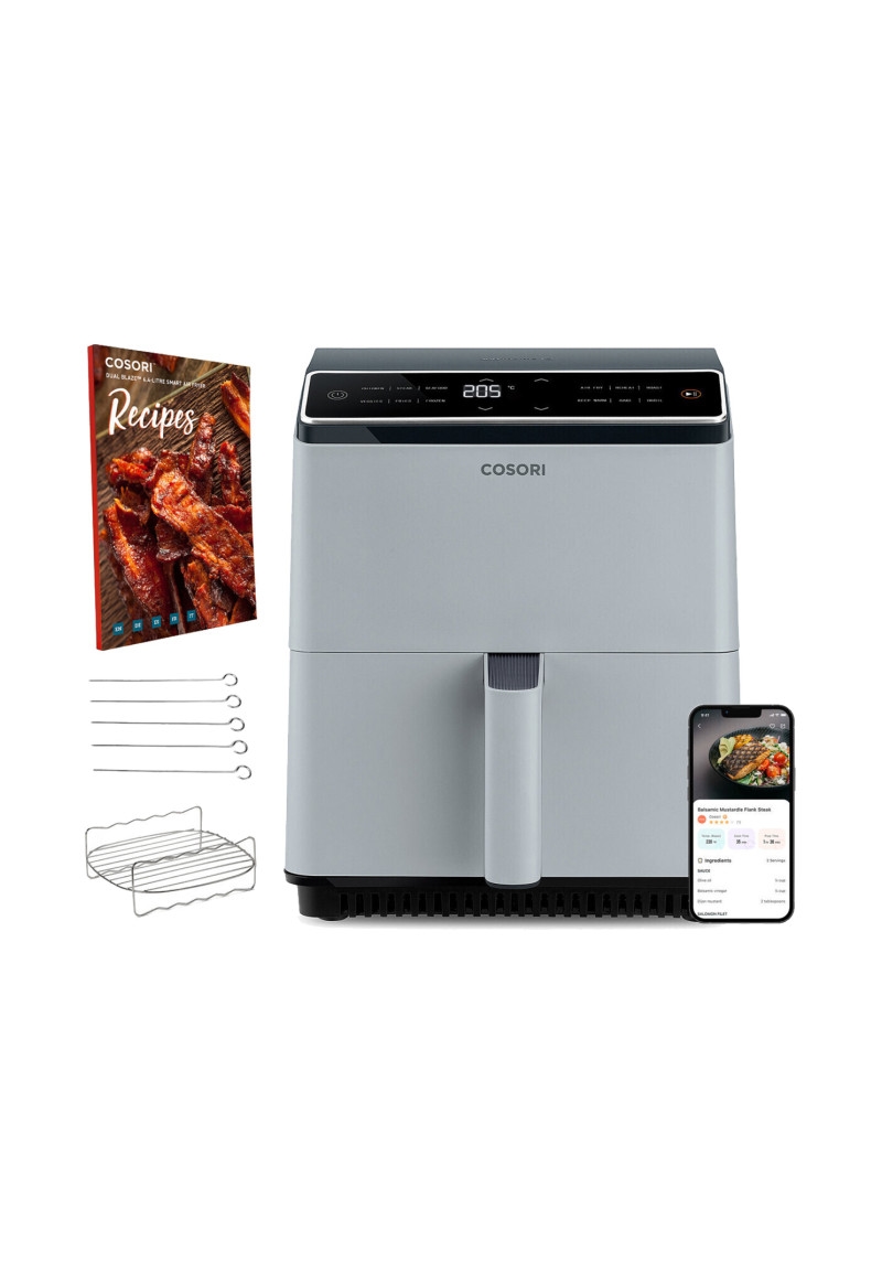 Cosori CAF-P583S-AEUR Heißluftfritteuse grau mit 6.4 Liter Behälter & DC-Motor Image