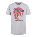 T-Shirt F4NT4STIC "The Beach Boys- Surfer '83 Vintage" Gr. 134/140, grau (heathergrey) Mädchen Shirts T-Shirts