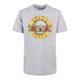 T-Shirt F4NT4STIC "Guns 'n' Roses Vintage Classic Logo Black" Gr. 134/140, grau (heathergrey) Mädchen Shirts T-Shirts