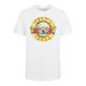 T-Shirt F4NT4STIC "Guns 'n' Roses Vintage Classic Logo Black" Gr. 122/128, weiß Mädchen Shirts T-Shirts