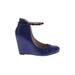 Seychelles Wedges: Blue Shoes - Women's Size 7 1/2