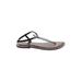 Sam Edelman Sandals: Tan Print Shoes - Women's Size 8 - Open Toe