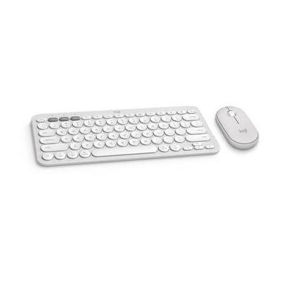 Logitech Pebble 2 Wireless Keyboard and Mouse Combo for Mac (Tonal White) 920-012201