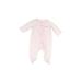 Child of Mine by Carter's Long Sleeve Outfit: Pink Jacquard Bottoms - Size 0-3 Month