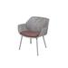 Cane-line Vibe Patio Chair w/ Cushions Wicker/Rattan in Red/Gray/Brown | 30.8 H x 27.6 W x 25.9 D in | Wayfair