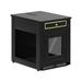 Tucker Murphy Pet™ Furniture-Style Dog Crate End Table w/ Outlet Wood in Black | 25 H x 19.5 W x 24.6 D in | Wayfair