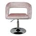 Desk Chair - Everly Quinn Ronni Modern Vanity Chair w/ 360 Degree Swivel, Makeup Modern Desk Chair w/ Adjustable Height Velvet in Pink | Wayfair