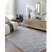 Uheri 6' x 9' Cottage Wool Metallic Silver/Sterling Gray/Gray/Light Silver Area Rug - Hauteloom