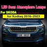 Kit luci DRL a strisce LED per auto per Skoda Kodiaq 2016-2023 luci di marcia diurna per fari 12V