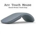 Mouse wireless Bluetooth 4.0 pieghevole Arc Touch Mause 1600 DPI Mouse muto ultrasottile pieghevole per laptop Surfacebook Uso in ufficio