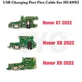 Per Huawei Honor X7 X8 X9 2022 Porta di ricarica USB Dock Connettore Modulo Scheda Microfono Cavo flessibile