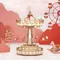 Puzzle 3D Carillon in Legno con set di modelli meccanici rotanti a LED Kit hobby fai da te in legno per il compleanno degli adulti Puzzle in legno 3D Divertenti giocattoli creativi per bambina