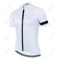 Maglie da ciclismo da uomo bianche abbigliamento da ciclismo MTB abbigliamento da bici Quick Dry