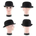 Cappello Bombin cappello bombetta cappello Derby nero cappello a bombetta cappello a cilindro Jazz