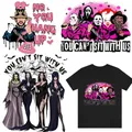 Halloween Iron-On Transfer For Clothing You can't sit with Us Iron on patch t-shirt lavabili fai da