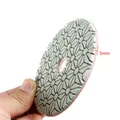 1 pz 4 Inch 100mm 3 Step tamponi di lucidatura a secco/bagnato diamante tampone di lucidatura per