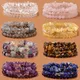 3 pz/set bracciali in pietra naturale occhio di tigre lapislazzuli bracciale in quarzo rosa bracciale rotondo con perline irregolari per donna uomo