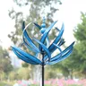 New Harlow Wind Spinner Metal Windmill 3D Wind Powered cinetic Sculpture Lawn Metal Wind Solar