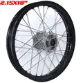 Moto cerchi posteriori 2.15-18 pollici cerchi in lega di alluminio 2.15-18 "pollici per Motocross Kayo T2 Pit Bike Dit Bike