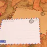 8 buste di carta per posta pz/pacco 17.5x12.5cm busta per lettera di posta aerea di colore Kraft
