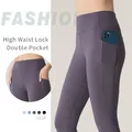 2023 vendita calda tasca Yoga pantaloni donna vita alta Hip Raise Leggings donna Running Fitness