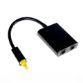 Splitter audio ottico digitale SPDIF Adattatore splitter Toslink a 2 vie 1 ingresso 2 uscite Hub splitter cavo ottico SPDIF per CD DVD
