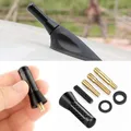 1.4 pollici Universale Nero In Fibra di Carbonio Breve Auto Tetto Radio Antenna Mini fm Antenna Per