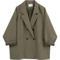 Blazer da donna primavera e autunno 2023 giacca da abito Vintage coreana di nuova moda Blazer