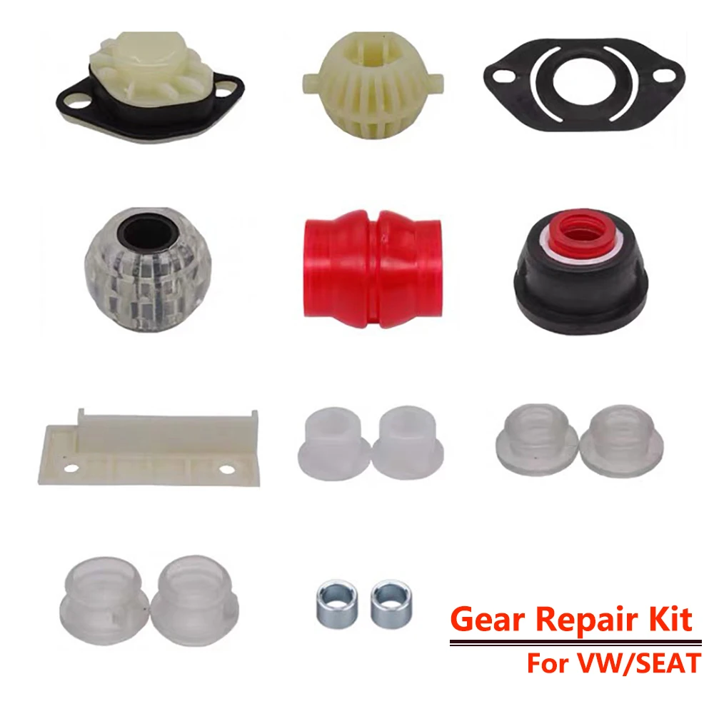 15 Pz/set Leva Del Cambio Kit di Riparazione Per VW Golf Jetta Seat Toleto Ibiza Selettore Collegamento Bush Parti di Ricambio 191798116 Un MT