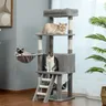 Casa di gioco del gattino dell'animale domestico della torre di attività del gattino della mobilia