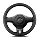 Coprivolante nero in pelle artificiale fai-da-te per Volkswagen Golf 6 Mk6 VW Polo MK5 2010-2013