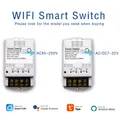 Tuya Smartlife 30A 4000W modulo interruttore intelligente 12V 24V 220V relè Wifi RF 433 telecomando Timer di accensione autobloccante per Alexa
