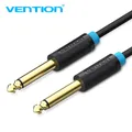 Vention Cavo per chitarra Aux Jack da 6,5 mm a 6,5 mm Cavo audio da 6,35 mm Cavo Aux per chitarra stereo Mixer Amplificatore Cavo per altoparlante 2 m