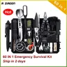 60 In 1 kit di sopravvivenza di emergenza Set di strumenti per attrezzatura di sopravvivenza