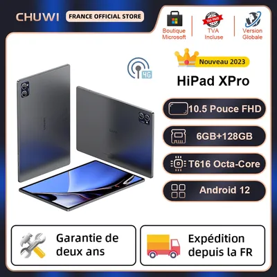 Versione globale CHUWI HiPad XPro Tablet da 10 pollici Android 12 Unisoc T616 Octa Core 4G LTE 6GB