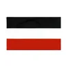 Johnin 90x150cm nero bianco rosso commerciante bandiera della svizzera del nord
