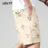 2023 New Summer Beach Shorts uomo Fashion Print Casual 100% cotone Shorts uomo Plus Size Shorts 5XL