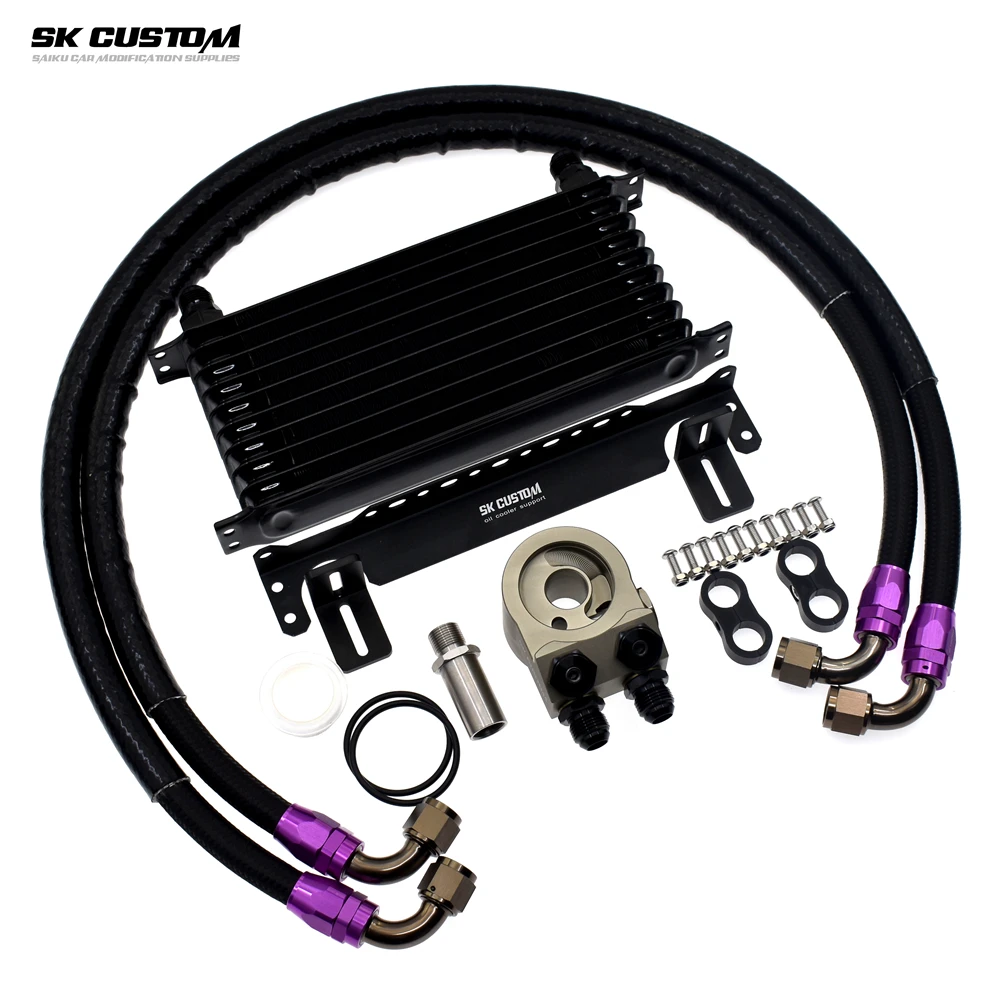 Kit Radiatore Olio SK CUSTOM per Subaru BRZ ZC6 ZD8 Toyota GT86 ZN6 GR86 ZN8 FA24 FA20 Scion FR-S, Modifica Auto