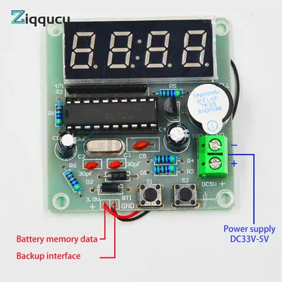 Kit orologio elettronico fai-da-te 4 tubi digitali Display orario a LED progetto di saldatura