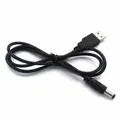 USB 2.0 maschio A A DC 5.5mm x 2.1mm spina DC cavo di alimentazione presa cavo linea 5.5mm * 2.1mm