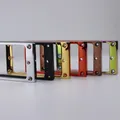 Set di anelli di montaggio per pickup Humbucker in metallo piatto inferiore, sostituzione del telaio della copertura dei pickup a ponte e al manico, compatibile con la chitarra