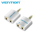 Vention Adattatore connettore splitter audio per auricolari da 3,5 mm con microfono Adattatore audio da 1 maschio a 2 femmine per cuffie PC telefono cellulare