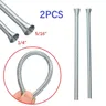 2pcs Manual Spring Steel Pipe Bender Aluminium Tube Bending Tool Chromium Plating Tube Bender 5/16